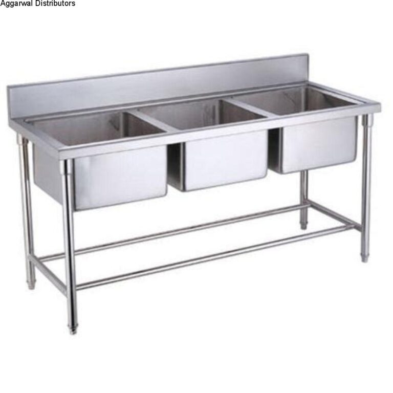 Three Sink Unit