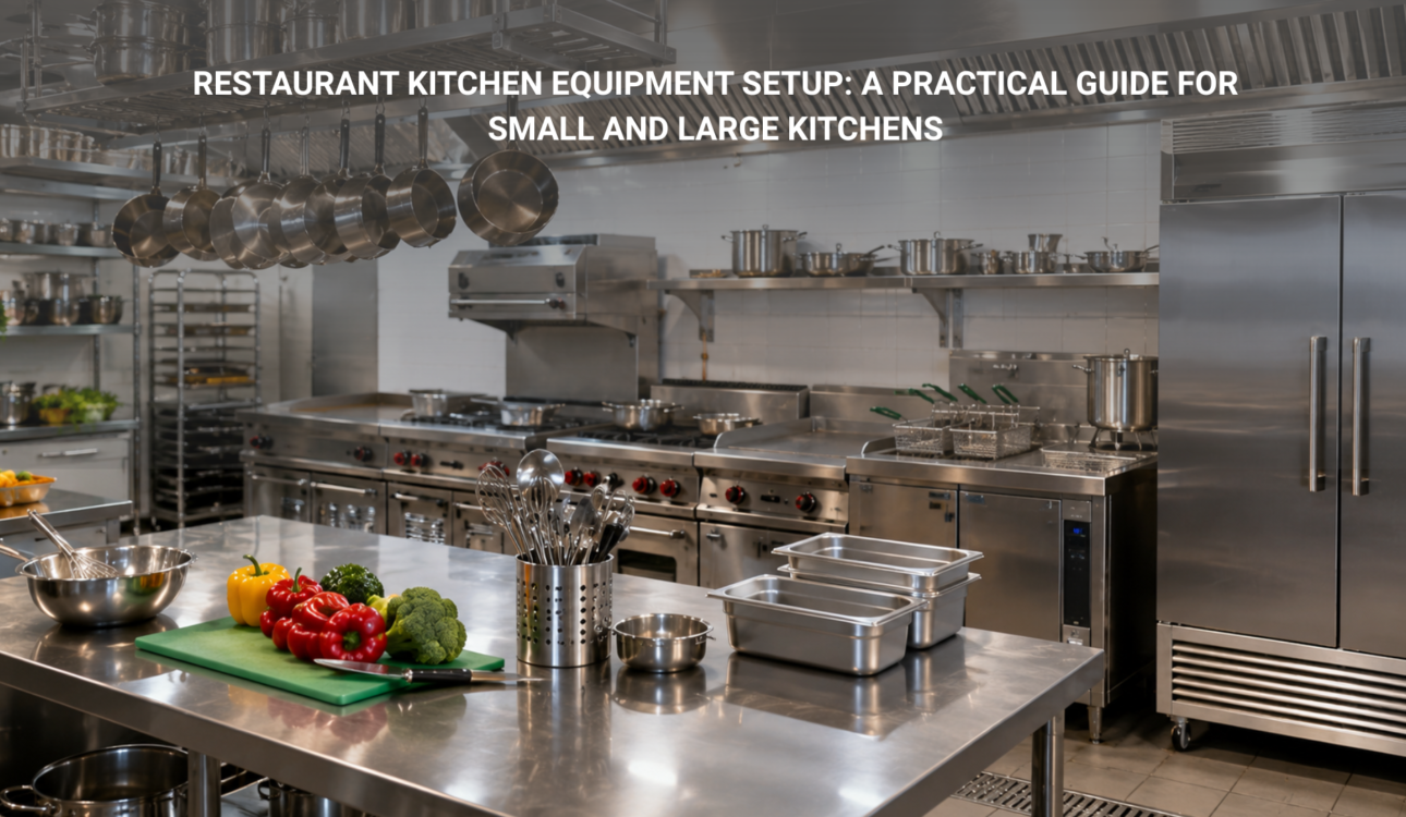 Restaurant Kitchen Equipment Setup
